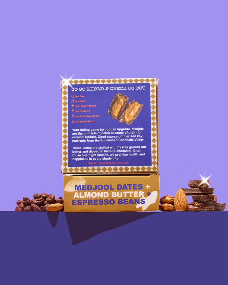 Almond Java Crunch Chocolate Covered Dates