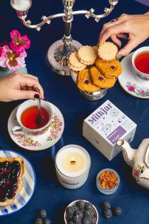 Blueberry Tea 8oz Coconut Soy Candle
